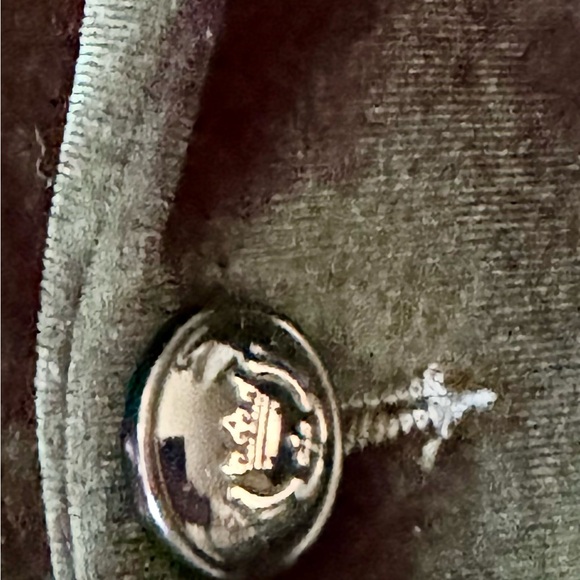 Emerald green Velvet Blazer single breasted formal Wedding Prom Christmas 40R - Picture 5 of 12